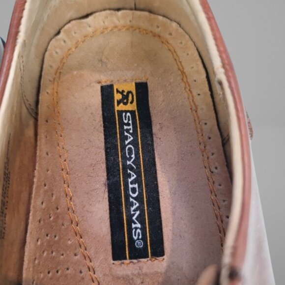 Stacy Adams Men's Size 10 Oxford Lace Up Dress Shoes Corrado Leather - Picture 11 of 12